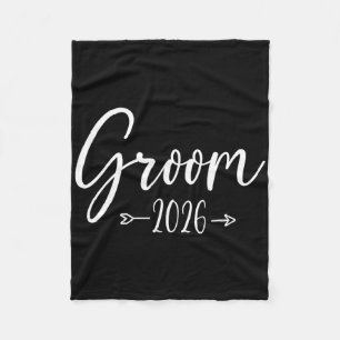 Bruidegom Geschat 2026 Getrouwd Trouwen Verlovings Fleece Deken