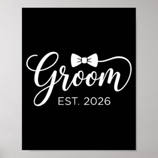 Bruidegom Geschat 2026 Mijnheer Echtgenoot Getrouw Poster