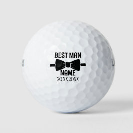 Bruidegom getuige trouwfeest vrijgezellenfeest cad golfballen