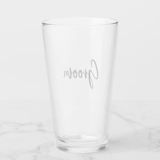 Bruidegom Glas (Achterkant)