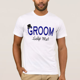 Bruidegom Help Me Blue T-shirt