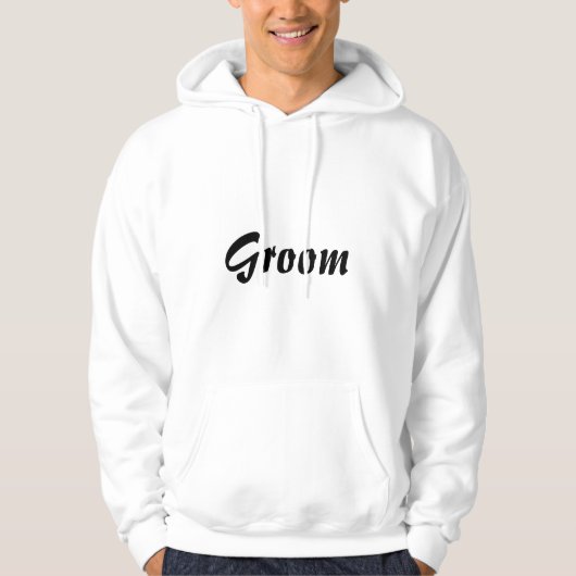 bruidegom hoodie (Voorkant)