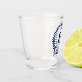 Bruidegom Initiaal Shot Glas (Links)