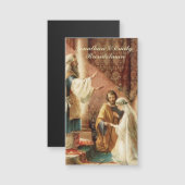 bruidegom katholieke bruiloft gunsten magnetische  (Voorkant / Achterkant)