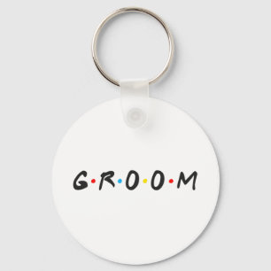Bruidegom Mannen Bachelorfeest Trouwdag Bruidegom Sleutelhanger