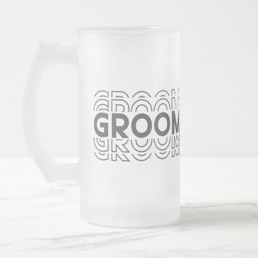 Bruidegom matglas bierpul (Links)