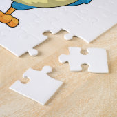 Bruidegom met lint legpuzzel (Zijkant)