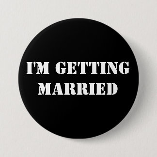 bruidegom om vrijgezel te zijn stag do pin badge ronde button 7,6 cm