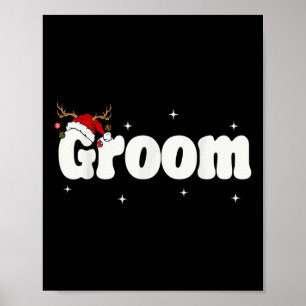 Bruidegom Santa Couples Kerstoutfits Xmas P Poster