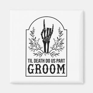 Bruidegom Skeleton Hand Paren Matching Wedding Hal Magneet