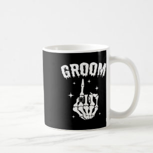 Bruidegom Skeleton Hand Wedding Halloween Paren Ma Koffiemok