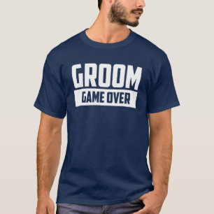 Bruidegom Spel Voorbij Verloving Trouwen Bachelorf T-shirt
