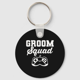 Bruidegom Squad Bachelor Party Bruidsjonkers Gamer Sleutelhanger