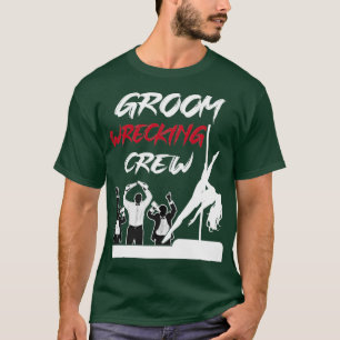Bruidegom Squad Bachelorfeest Drank Crew T-shirt