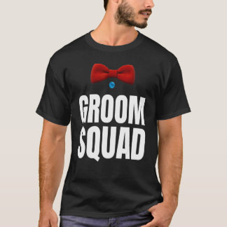Bruidegom Squad Bachelorfeest Naderende Trouw Brui T-shirt