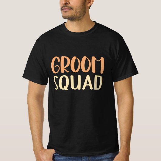 Bruidegom Squad T-shirt (Voorkant)