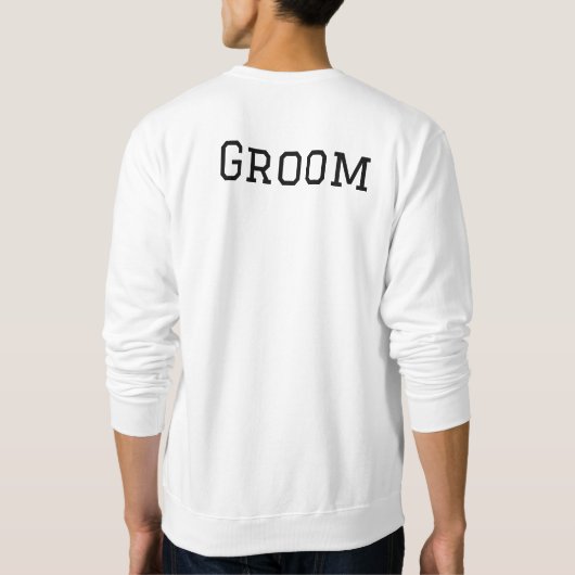 Bruidegom Sweatshirt (Achterkant)