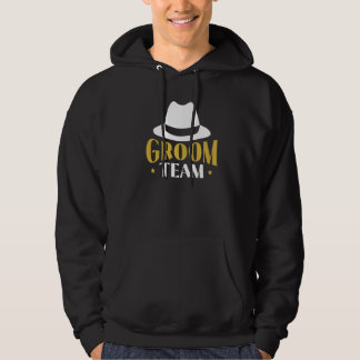 Bruidegom Team Bruidegom Squad Jongensavond Afsche Hoodie