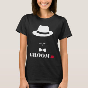 Bruidegom Team Bruidsjonkers Ring Trouw Verlovings T-shirt