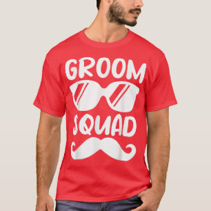 Bruidegom Team Funny Trouwfeest Ik Doe Crew Famili T-shirt