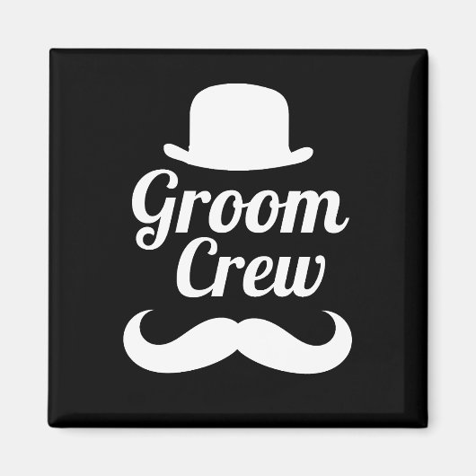 Bruidegom team magneet (Voorkant)