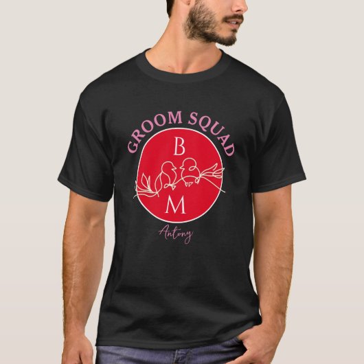 Bruidegom Team T-shirt (Voorkant)