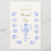 bruidegom trivia bruids thee china kant elegant flyer (Achterkant)