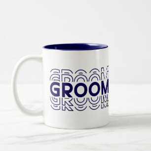 Bruidegom tweekleurige koffiemok