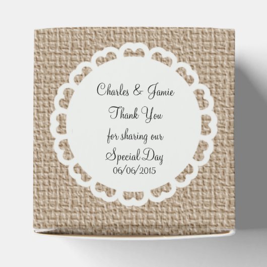 bruidegom uilen kunst bruiloft tent gunst doos bedankdoosjes (Bovenkant)