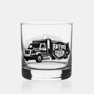 Bruidegom Vader Whisky Glas