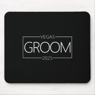 Bruidegom Vegas Bachelorfeest Groep 2025 Getrouwd Muismat
