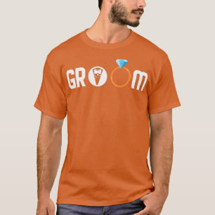 Bruidegom voor vrijgezellenfeest en trouwen 2 t-shirt