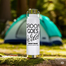 Bruidegom wordt wild Verlovingsfeest