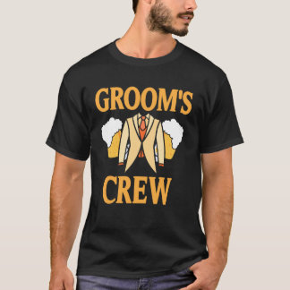 Bruidegom's Crew Bachelorfeest Drankteam Squad T-shirt