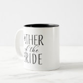 Bruidegom's vader tweekleurige koffiemok (Voorkant links)