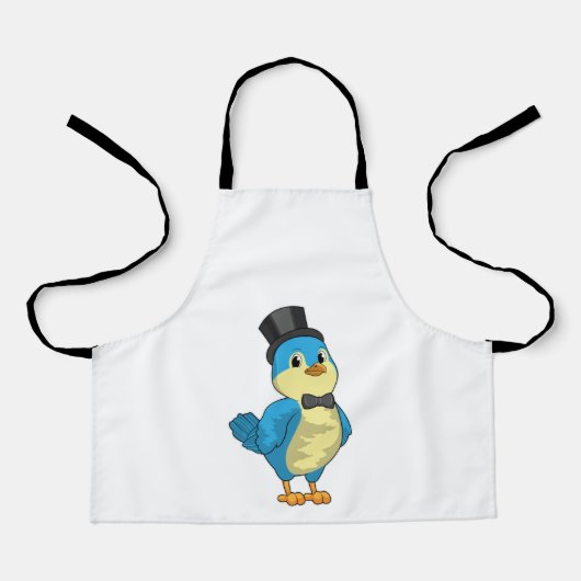 Bruidegomvogel met lint schort (Voorkant)