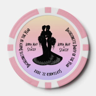 Bruiden Bachelorette Party Poker Chips