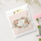 Bruiden Naam Vrijgezellenfeest Blush Rozen Tea Par Bedankzakje (Gezegeld)