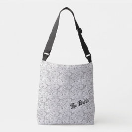 Bruiden personaliseerbaar Floral Crossbody Tas