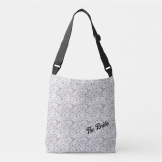 Bruiden personaliseerbaar Floral Crossbody Tas