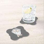 Bruiden van geraamtes kartonnen onderzetters (Insitu)