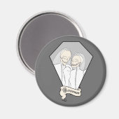 Bruiden van geraamtes magneet (Voorkant / Achterkant)