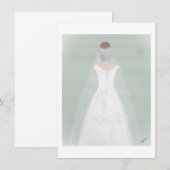 Bruidkaart Kaart (Voorkant / Achterkant)