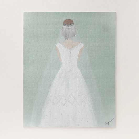 Bruidkaart Legpuzzel (Verticaal)