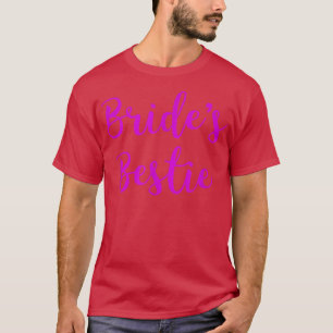 Bruids beste vriendin bruidsmeisje vrijgezellenfee t-shirt