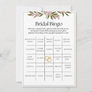 Bruids Bingo Kaart