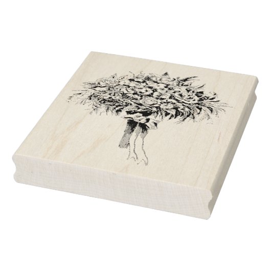  bruids boeket rubberen kunststempel 	rubberstempel (Stempel)