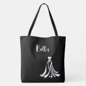  Bruids Boutique Canvas tas Purse (Achterkant)