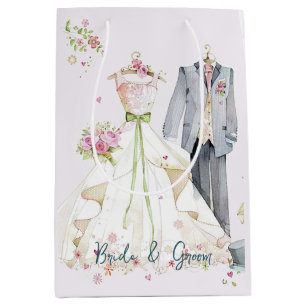 Bruids- & Bruidegom Trouwjurk  Medium Cadeauzakje