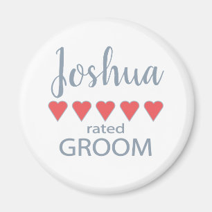 Bruids & Bruiloft 5 Hart Groom Magneet